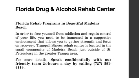 Florida Drug and Alcohol Rehab Center