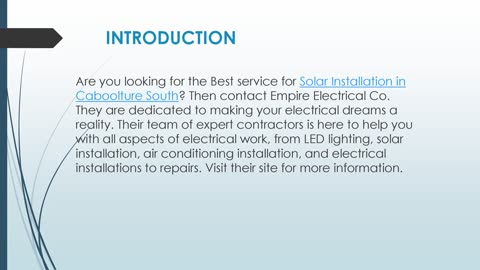 Solar Installation in Caboolture South