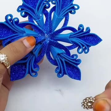 🎄Christmas is Coming🎄Handmade Foamiran Christmas Snowflake🎄DIY Xmas Crafts