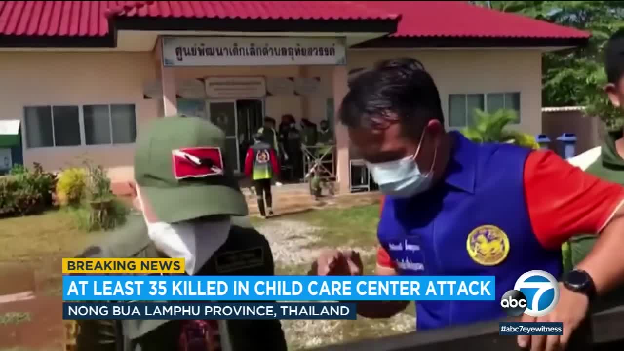 35 killed, mostly children, in Thailand childcare center attack