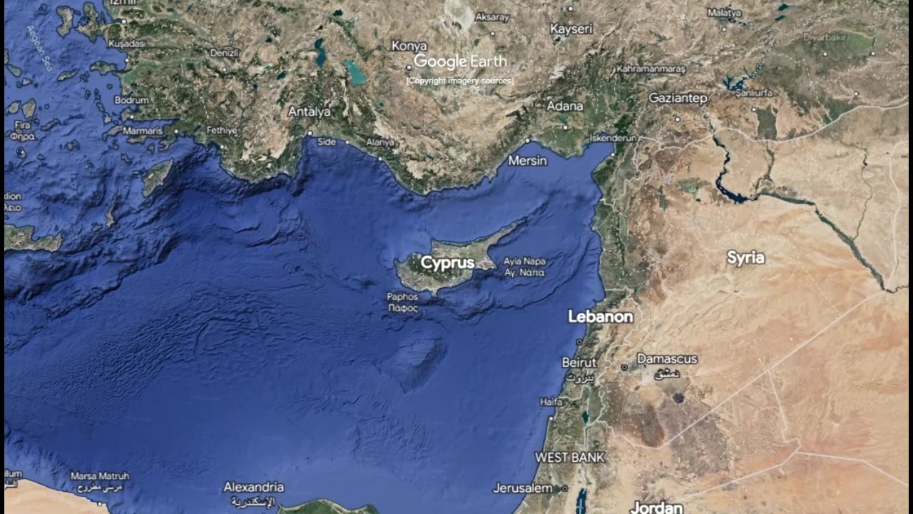 "Cyprus 🌍 Expedition: Google Earth Zoom Across 9,251km! #ExploreCyprus"