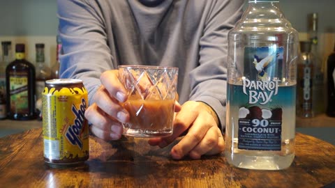 Parrot Bay 90 proof Coconut Rum & Yoohoo