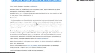 White House Petition for creating a terrorist sikh state goes no where