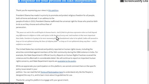 White House Petition for creating a terrorist sikh state goes no where