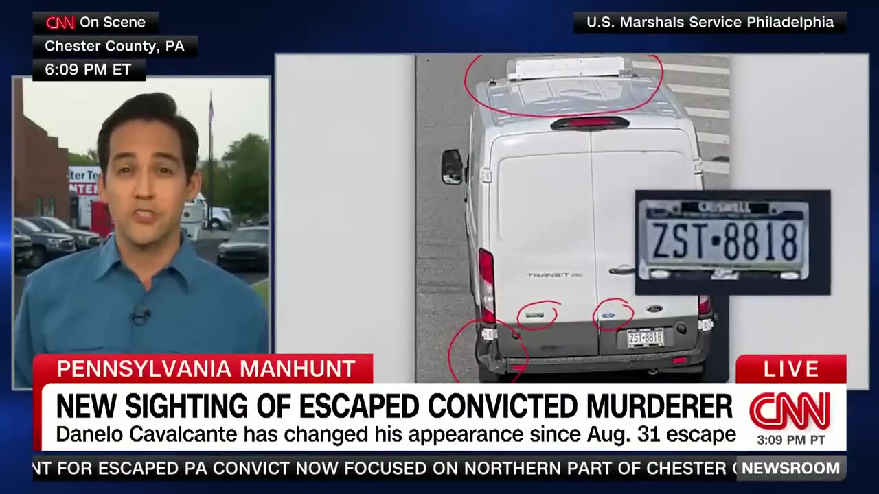 New sighting of escaped convicted murderer