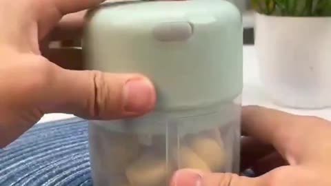 Electric Mini Garlic Press Chopper