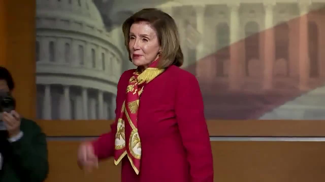 Pelosi Bizarrely Sniffs Her Mask, Snaps At Reporter Questioning Her Abusing Capitol Police Powers