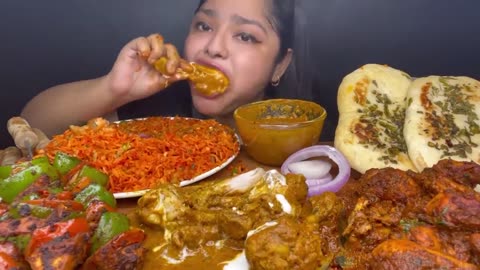 SPICY CHICKEN TIKKA MASALA 🔥 BUTTER CHICKEN 🍗BUTTER KULCHA,SCHEZWAN FRIED RICE,CHICKEN TIKKA