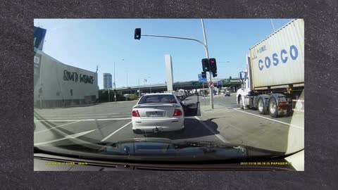 Dude got no Chill. Dash cam #1