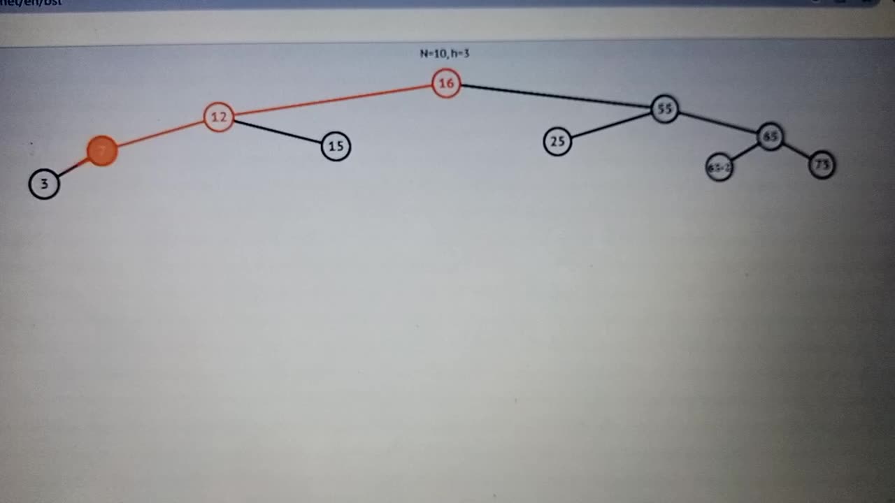 My first video | AVL tree visualization