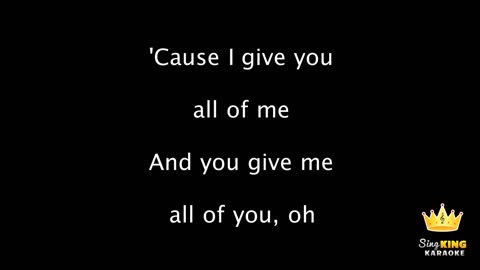 All of me Karaoke
