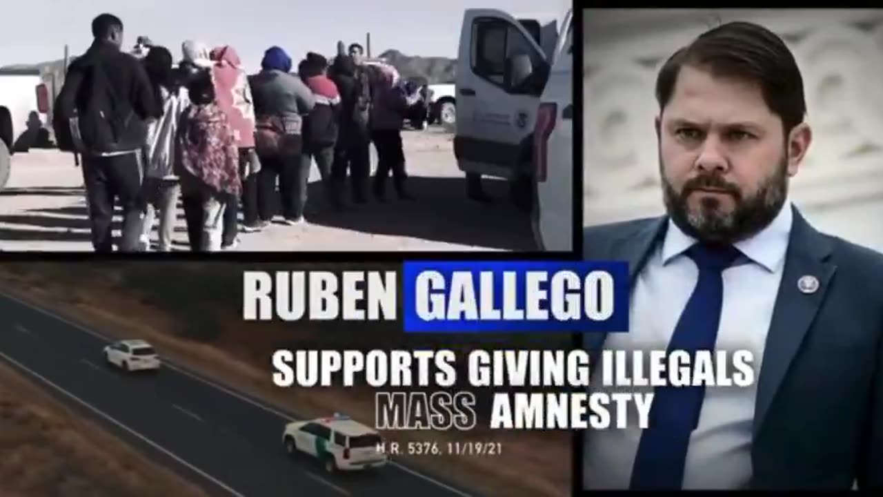 Kari Lake Campaign Attack Ad Slams 'Radical Ruben Gallego' Over Immigration Record