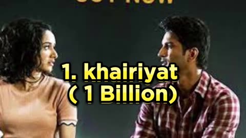 Top 10 Most Viewed Indian songs on YouTube.