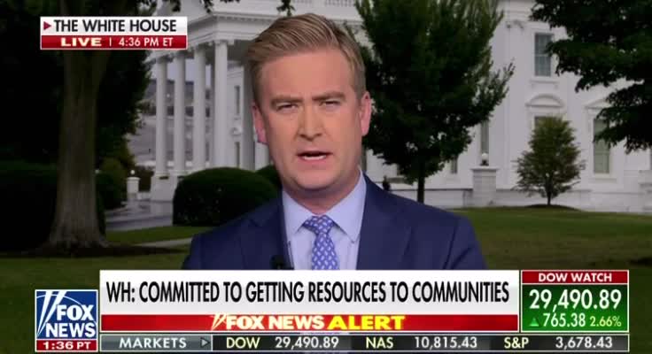 Peter Doocy: "Officials are cleaning up a comment from the Vice President..."