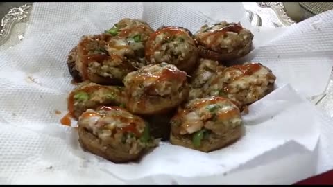 Classic Indian Dish: Baked Stuffed Mushrooms (Watch & Prepare)