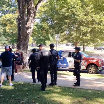 Counter protesting voting..