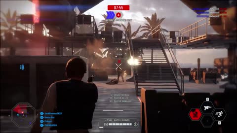 SWBF2: Instant Action Mission (Attack) Rebel Alliance Scarif Gameplay