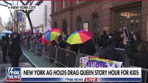 NY AG Holds Drag Queen Story Hour For Kids With Taxpayer Money