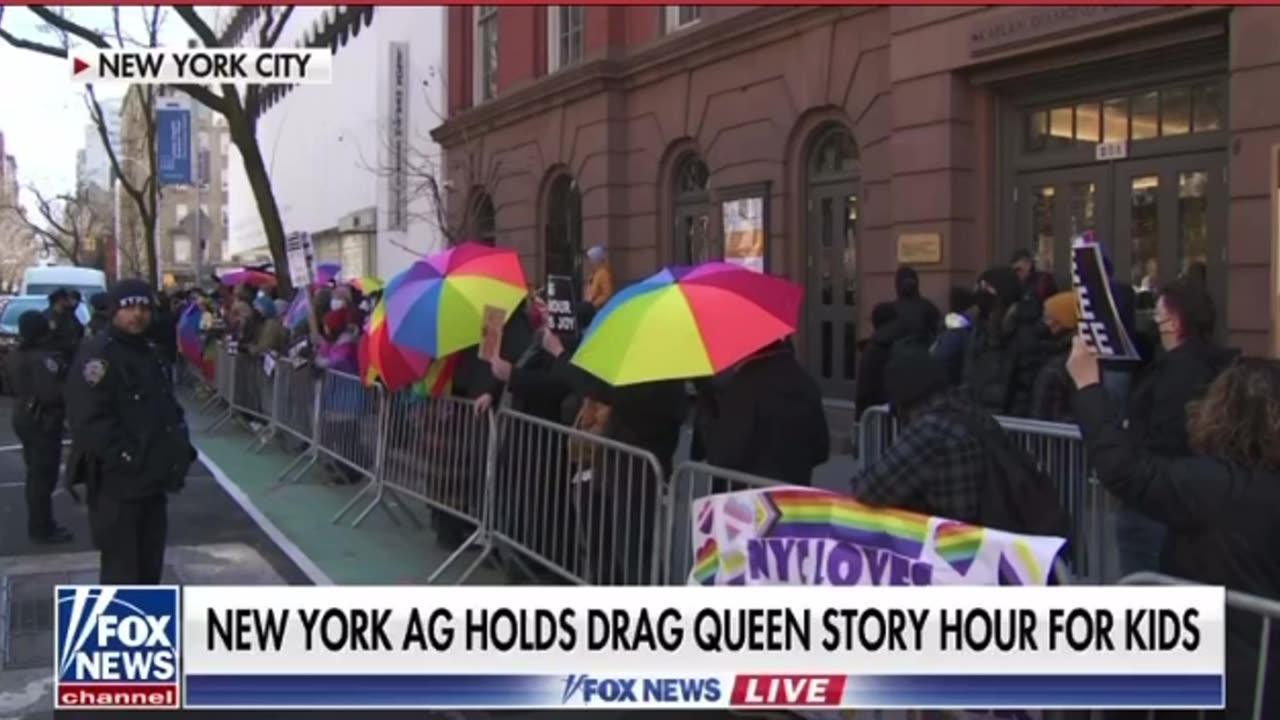 NY AG Holds Drag Queen Story Hour For Kids With Taxpayer Money