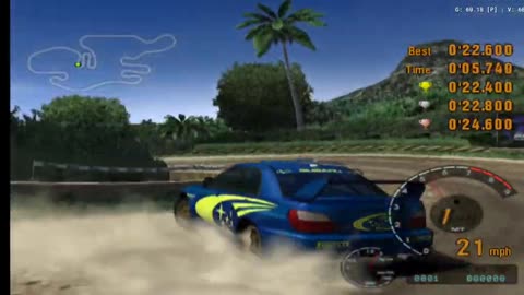 Gran Turismo 3 - License Test R-7 1st Try(AetherSX2 HD)