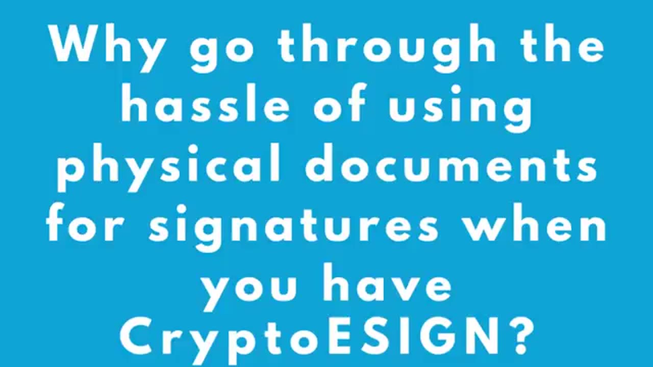 Digital Signatures