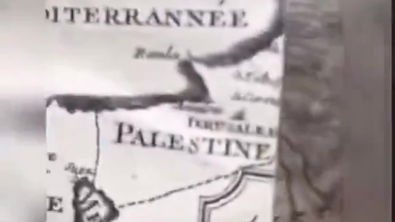 1722 map of Palestine