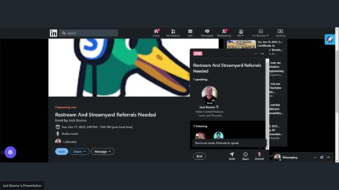 Restream And Streamyard Referrals Needed