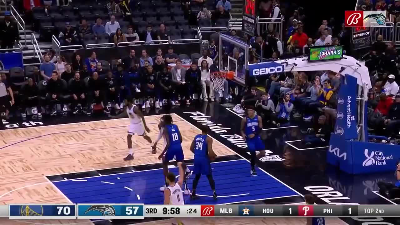 Curry reveals that Klay has binoculars on the back of his head after his 3-pointers vs Orlando
