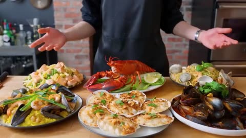 Seafood Feast from Attack on Titan