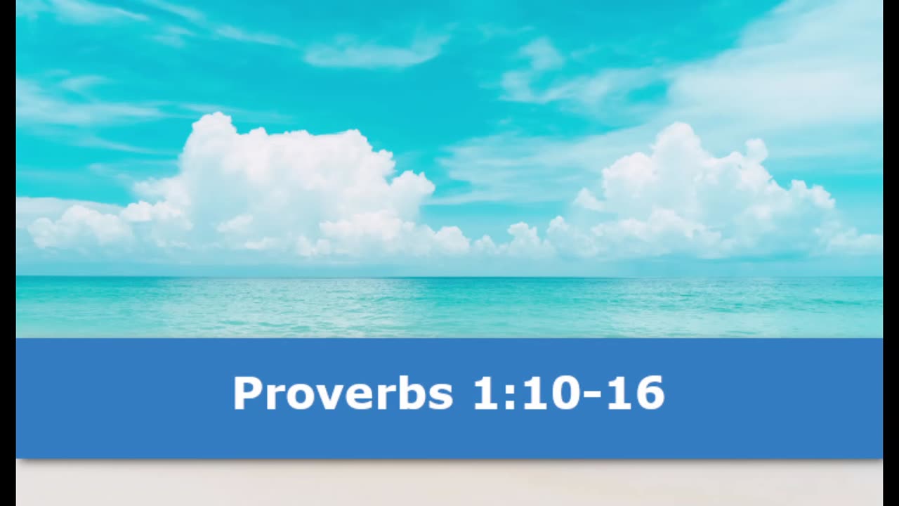 1 Minute -- Proverbs 1 Devotional -- June 1, 2023