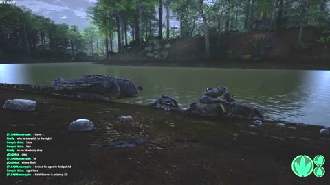 Giant Crocodile Family