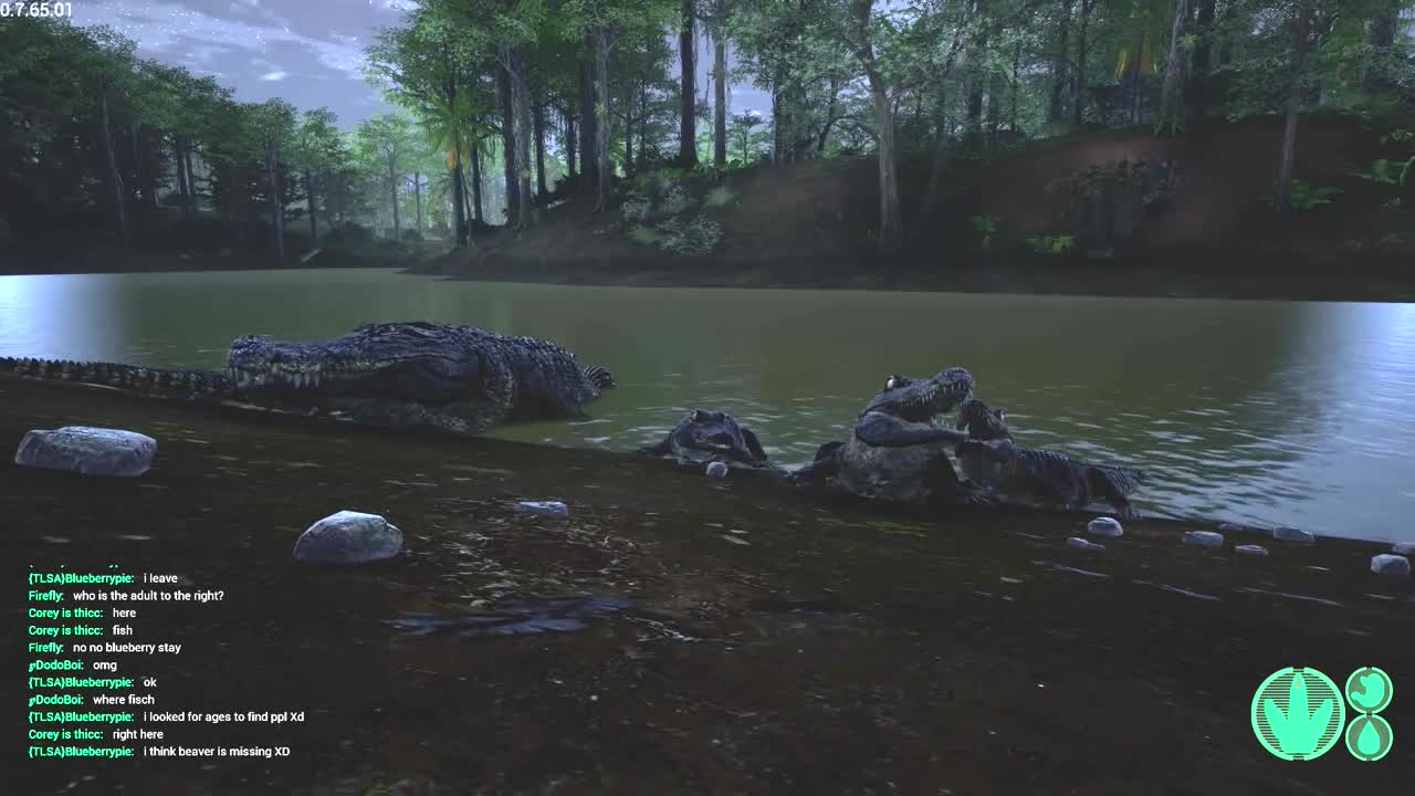Giant Crocodile Family