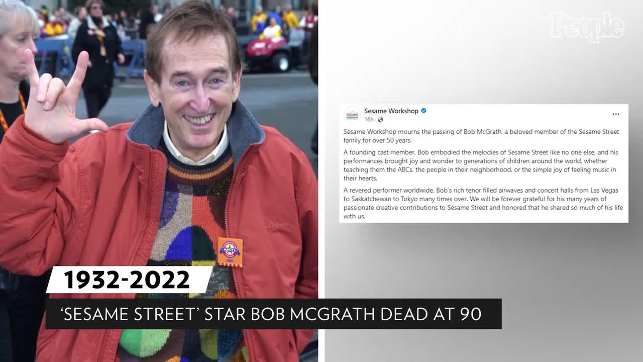 Bob McGrath Dead 'Sesame Street' Star was 90 PEOPLE