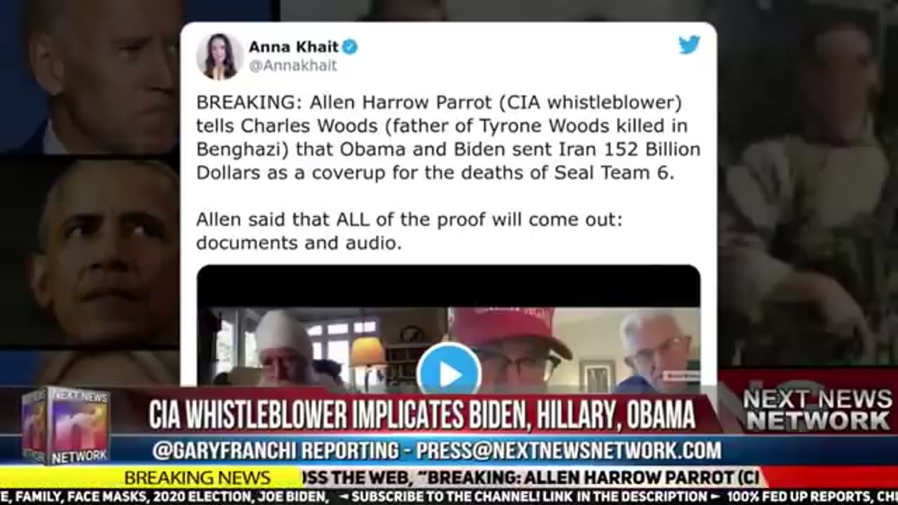 Whistleblower Drops Evidence, Biden, Obama, Hillary and Seal Team 6, Benghazi