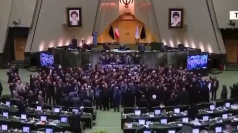 Death to America, The members of the Iranian Parliament yelled