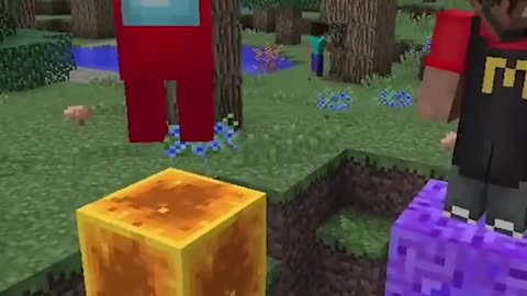 Minecraft NOOBS Tried to Save Me 😂 #shorts