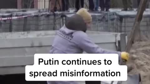 Putin continues to spread misinformation