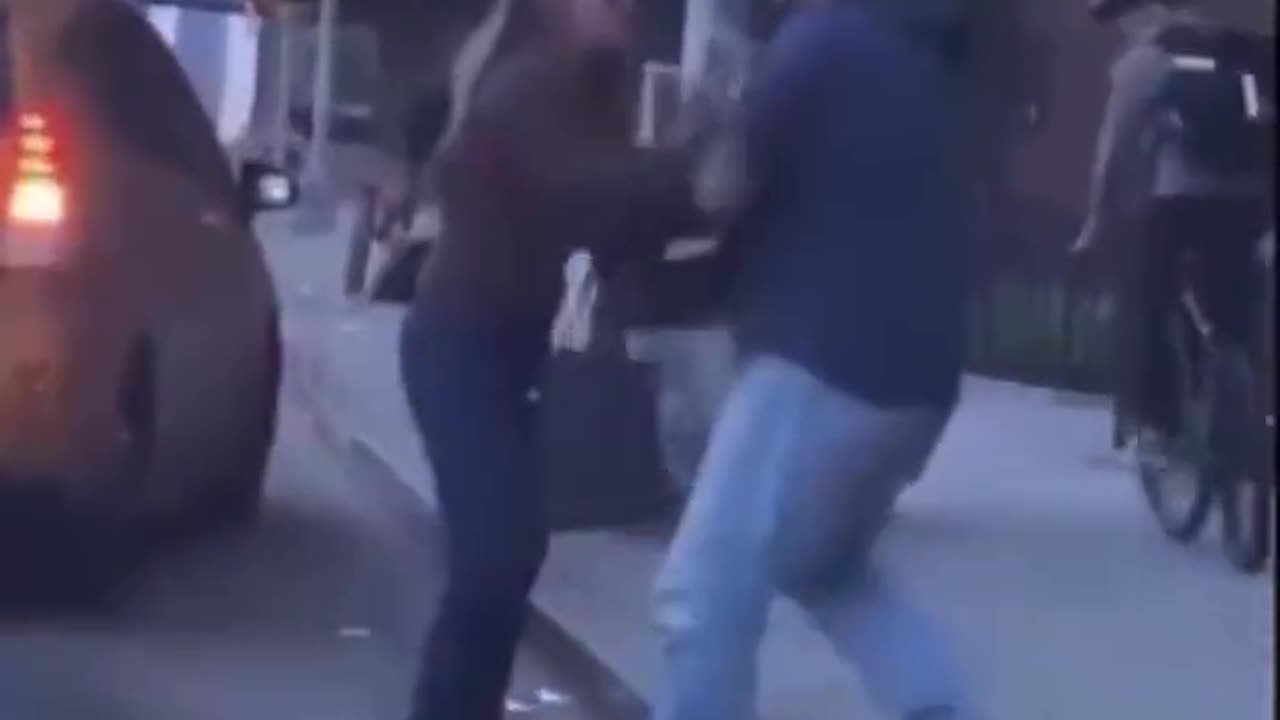 Black Man Taking His Reparations From A White Woman