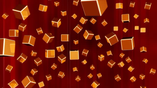 simple brown square motion led large screen dynamic background video