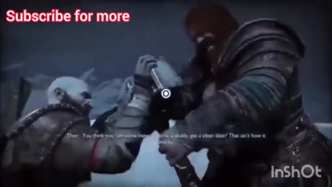 God Of War Ragnarok | Thor Vs kratos | Gameplay 😱