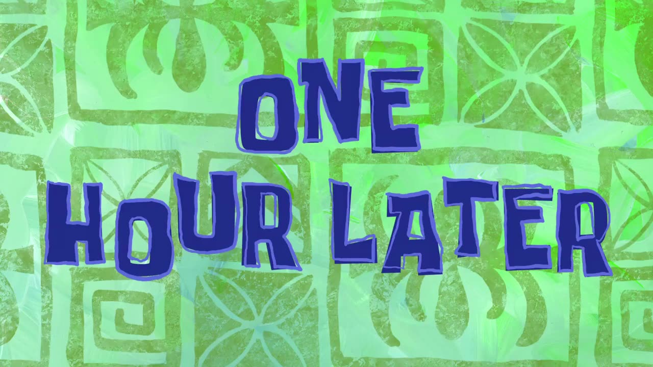 One hour later video effects