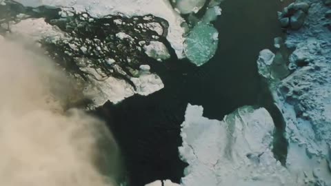 Flowing of water