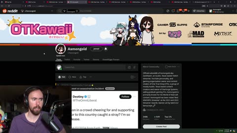 Asmongold/Zackrawrr Twitch Stream 7/14/24 Archive pt1