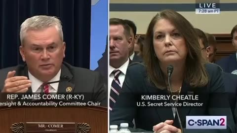 Rep James Comer drills Secret Service Director Kim Cheatle in Trump Assassination Questioning