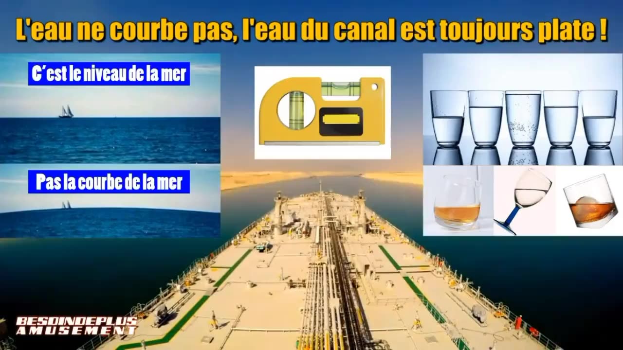 Le canal de Suez prouve la Terre plate sur 193 km de long (partie 1)