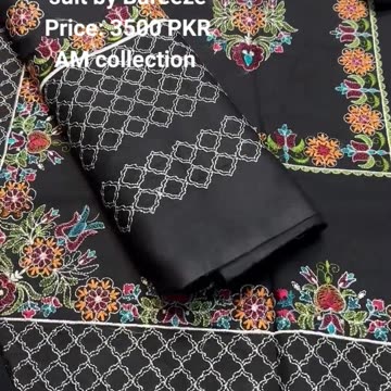 3pc lawn suit by Bareeze