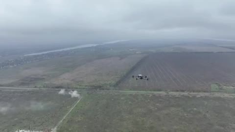 Ukrainian Drone Takes Down Opposing Russian Drone