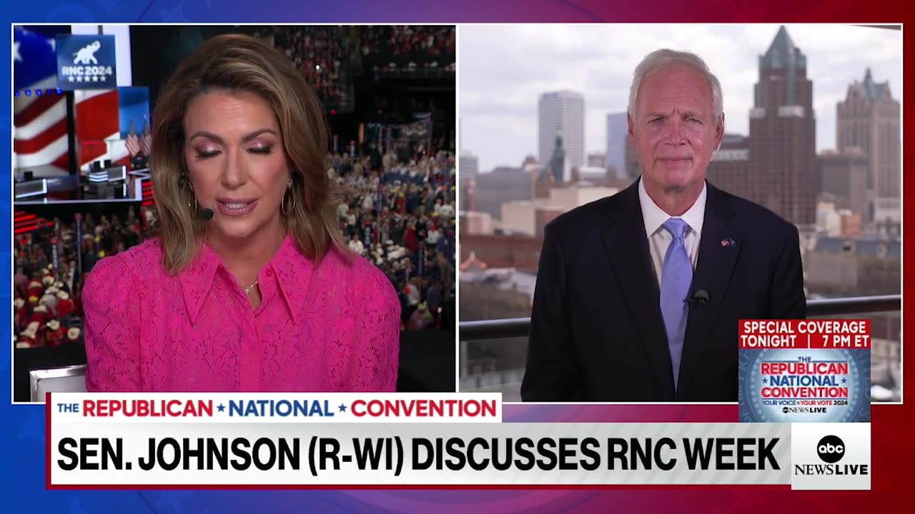 Senator Ron Johnson on ABC News 7.15.24