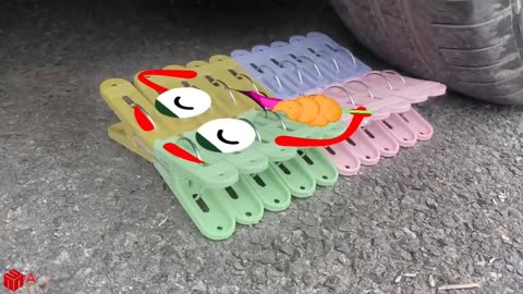 Experiment car vs jelly, tooth paste, coca cola | crushing crunchy