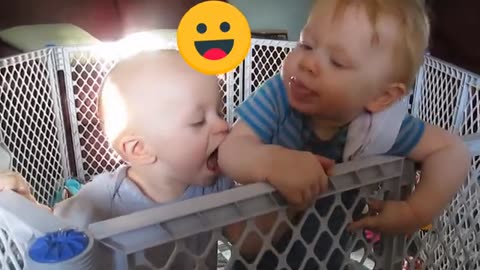 try to not laugh challange baby funny video